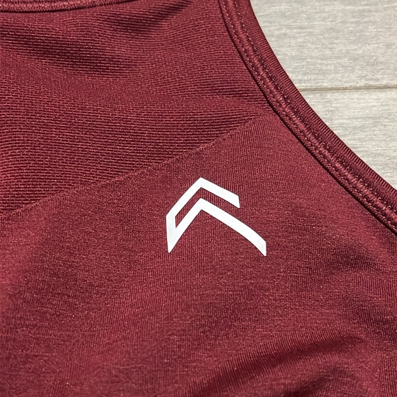 Oner Active Effortless Seamless High Neck Bralette - Rosewood - Medium - Picture 7 of 10